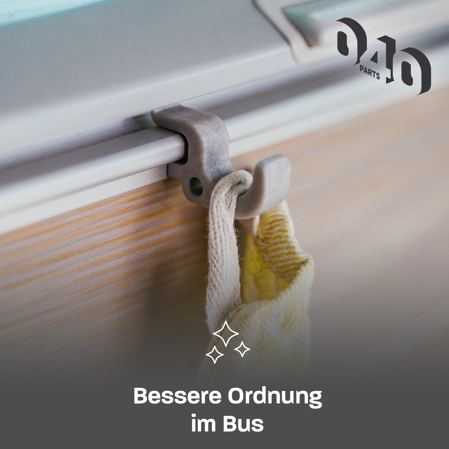 040 Parts robuste set de 4 crochets pour la cuisine dans le VW T6 et T5 California