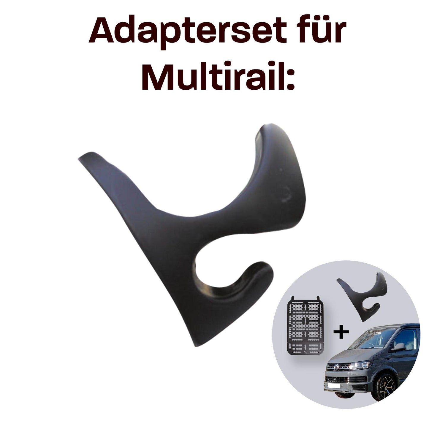 Adaptateur Molleboard 040 parts pour Reimo Multirail sur VW T5 T6 T6.1 ou modèles de véhicules similaires