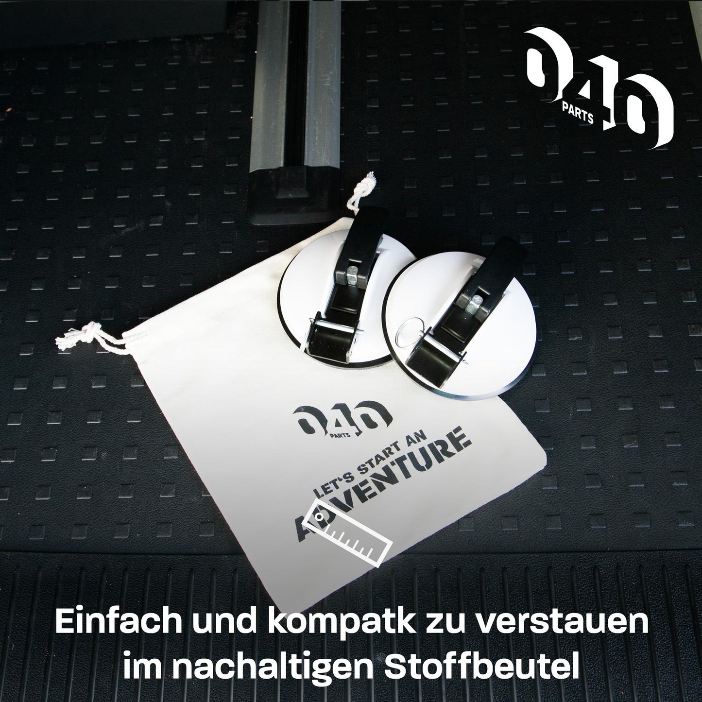 040Parts Camping Awning Holder for Thule Fiamma Dometic Awnings compatible with VW T7 T6.1 T6 T5 - 2-piece Set