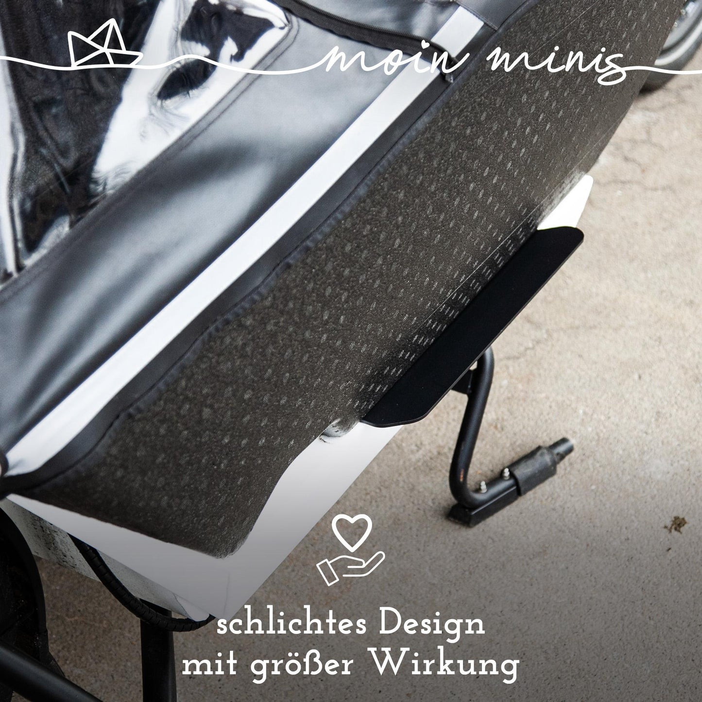 B-Ware: moin minis Einstiegshilfe für Urban Arrow Family Lastenrad Fahhrad Cargo bike Trittbrett für Kinder Trittstufe Aufstieghilfe