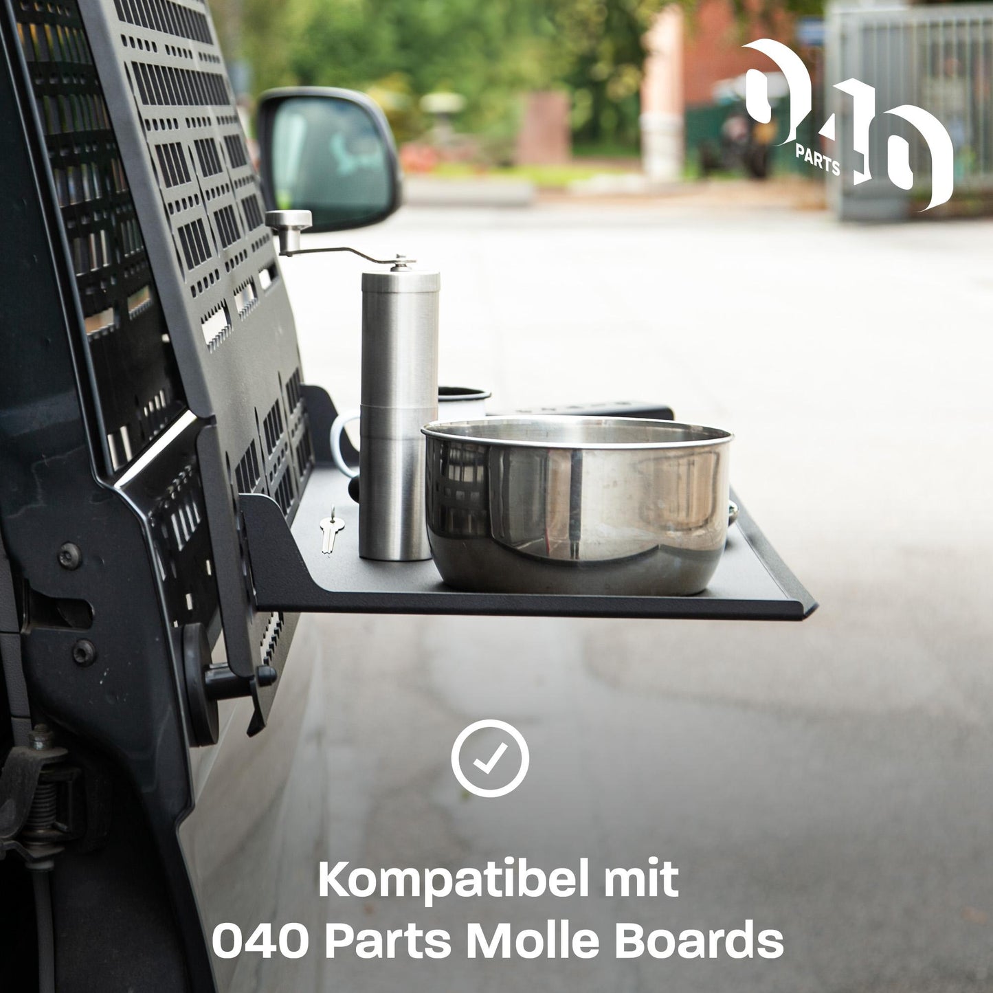 B-Ware: 040 parts Einhängetisch 69x31cm für Molle Boards von 040 Parts Campingtisch Abstellfläche Klapptisch