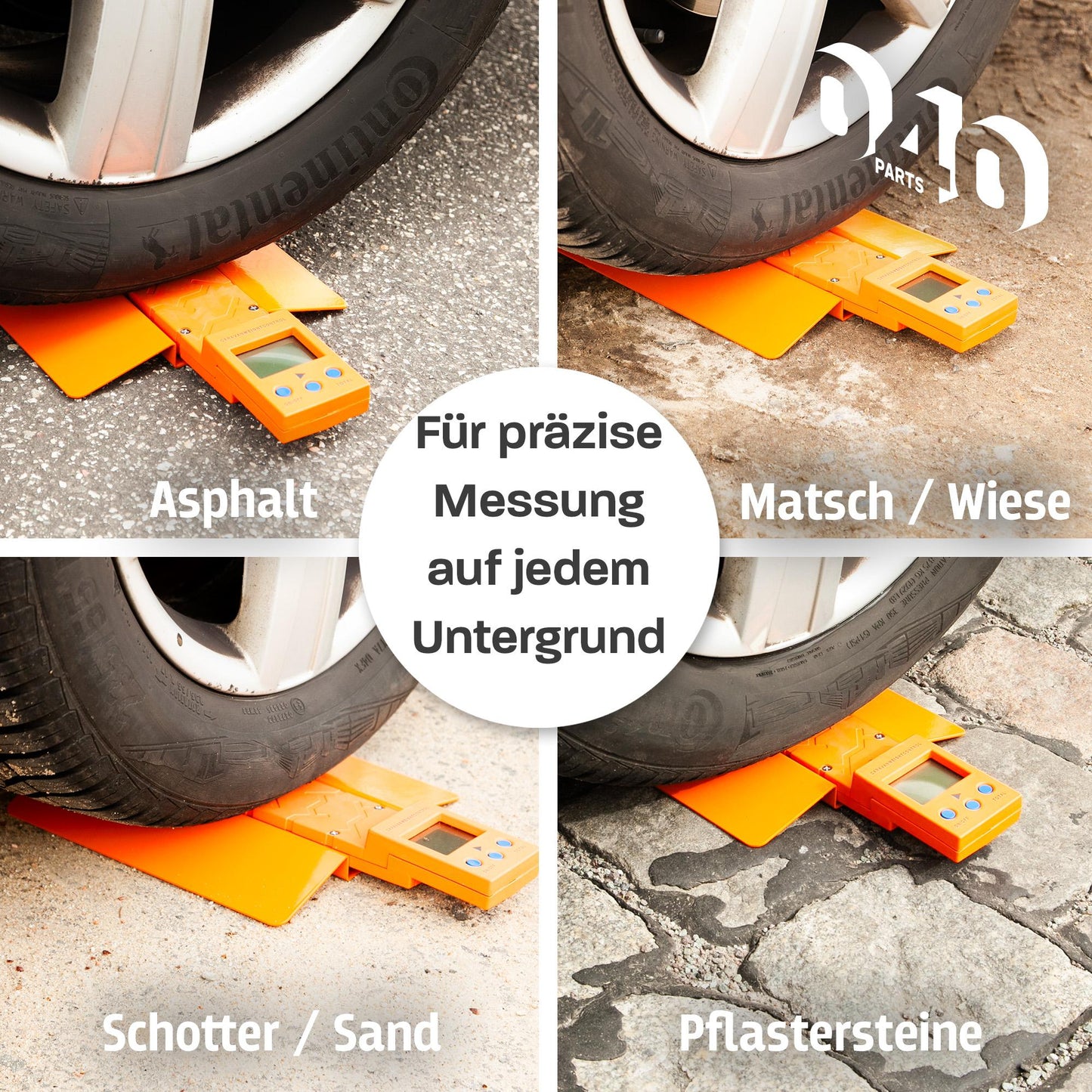 B-Ware: 040 Parts Auffahrrampe für Camper Waagen von Reich CWC, Fritz Berger, CarBest, Obelink für sichere & präzise Messungen egal welchem