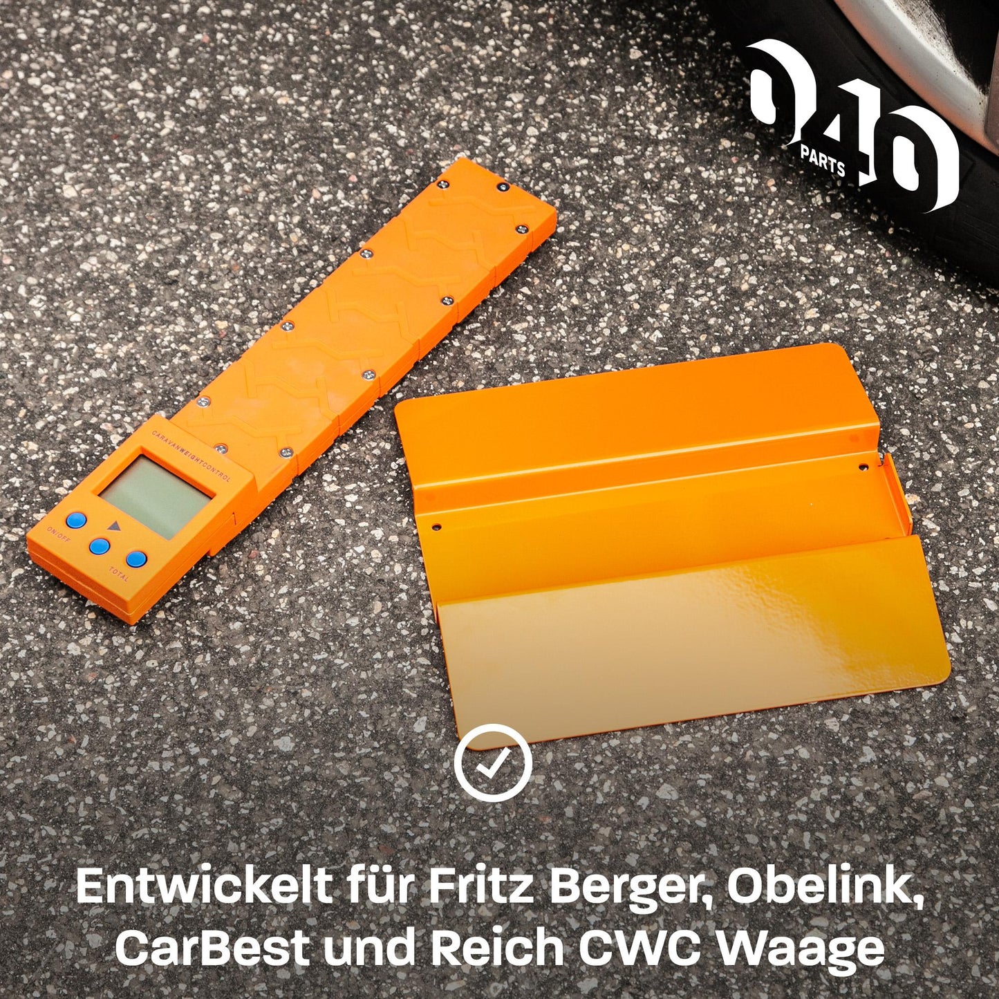 B-Ware: 040 Parts Auffahrrampe für Camper Waagen von Reich CWC, Fritz Berger, CarBest, Obelink für sichere & präzise Messungen egal welchem