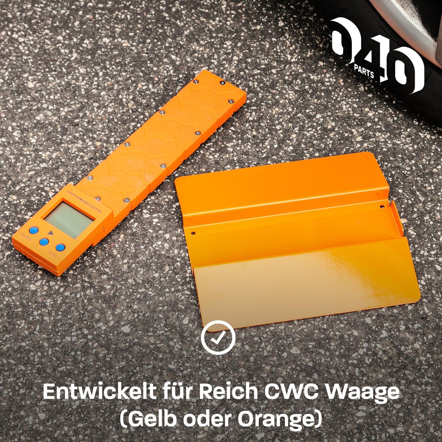 B-Ware: 040 Parts Auffahrrampe für Reich CWC Waage für sichere & präzise Messungen egal auf welchem Untergrund