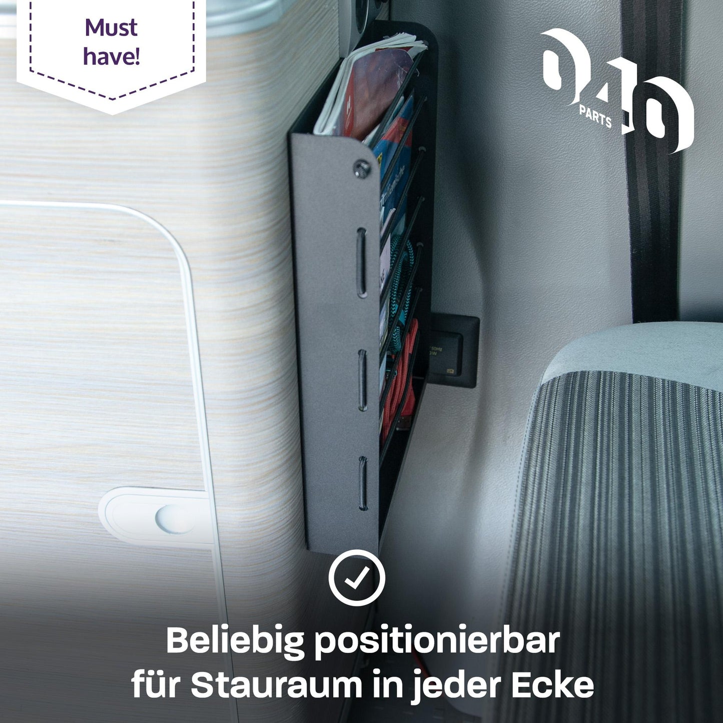 B-Ware: 040 parts Staufach Schrank Regal für VW T7 T5 T6 T6.1 California 30 x 15 cm oder Van Camper Wohnmobil Caravan Küche