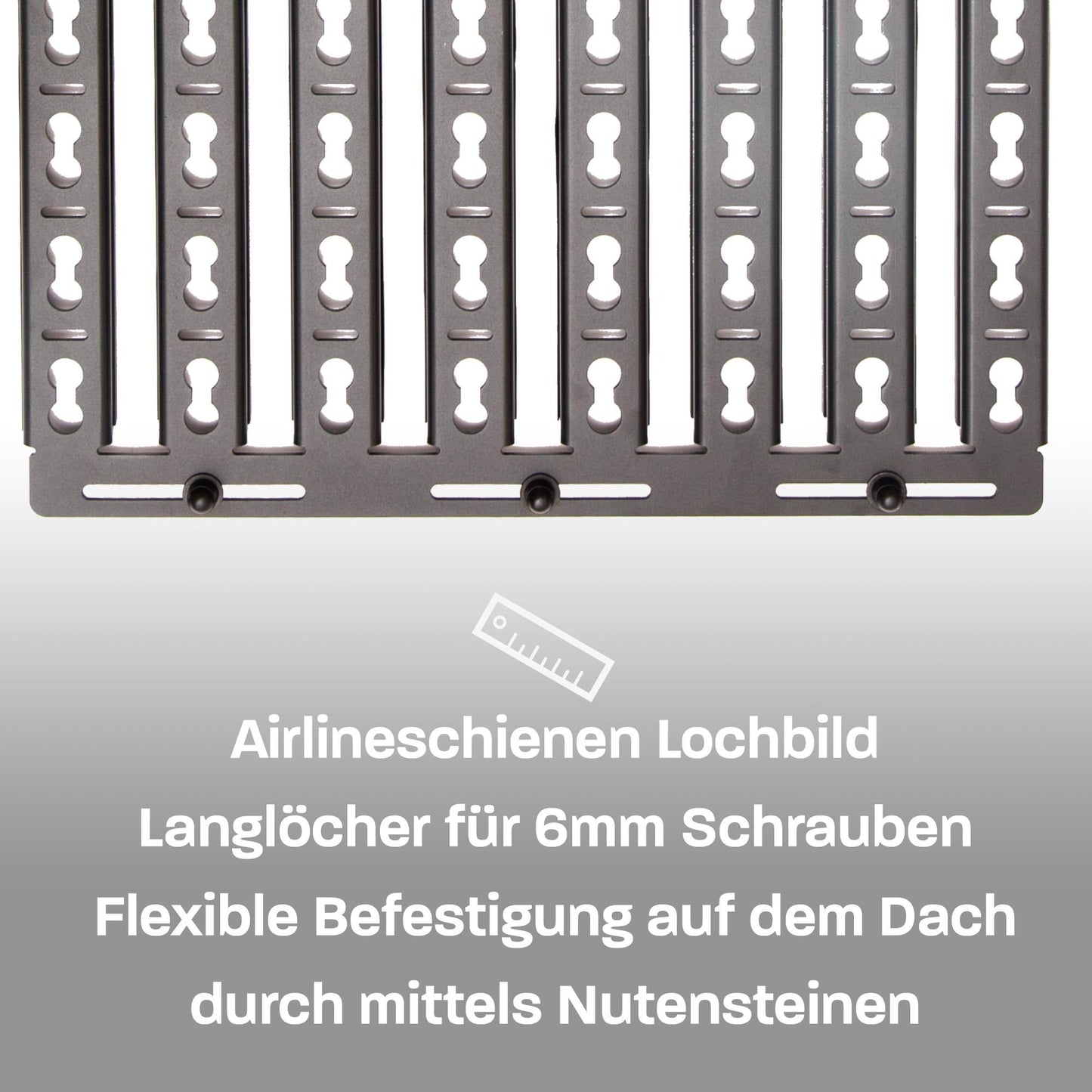 B-Ware: 040 Parts ultra flacher Dachgepäckträger für VW T5 T6 T6.1 California damit dein Van in Tiefgaragen passt Dachträger