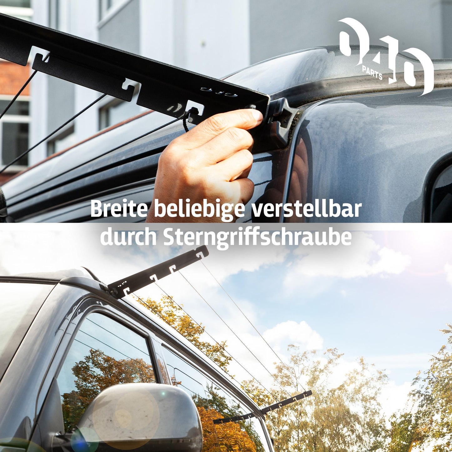 B-Ware: 040 parts Wäscheleine für VW T5, T6, T6.1 und Opel Crosscamp Trockne deine Wäsche direkt am Camper!