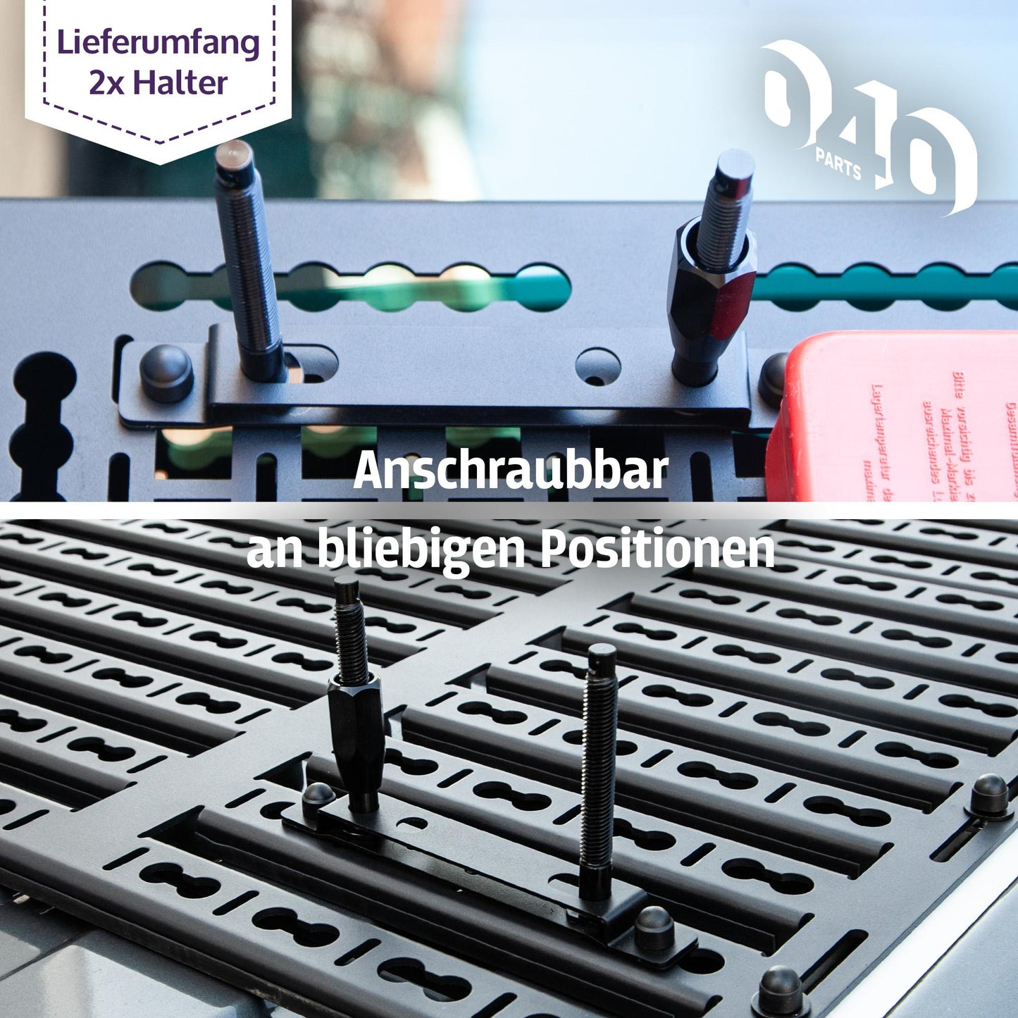 B-Ware: 040 Parts Schraubhalterung für Auffahrkeile und Sandbleche Sandblechhalterung