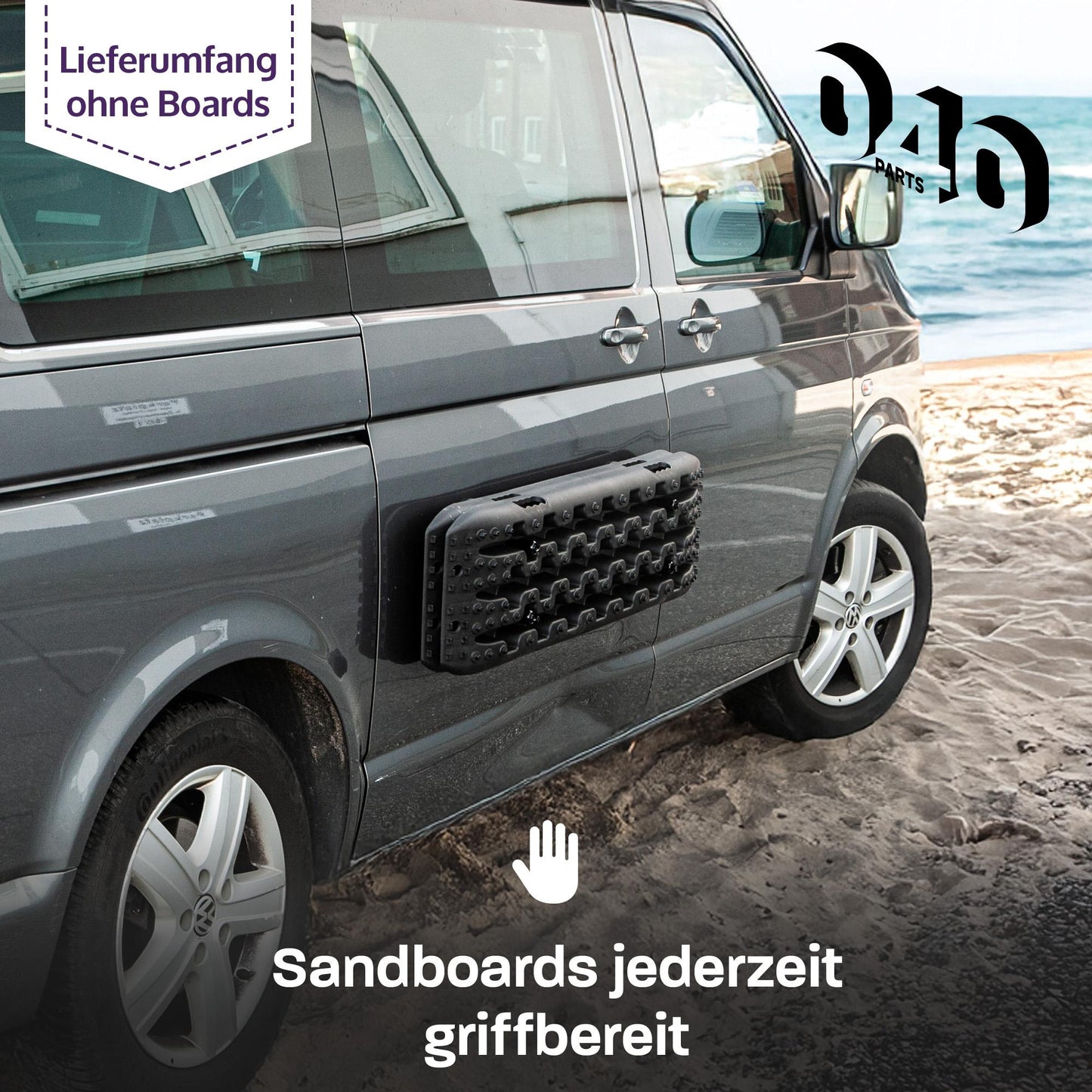 B-Ware: 040 Parts Magnetische Halterung für Auffahrkeile und Sandbleche für Vans Camper Wohnmobile und Offroad Fahrzeuge
