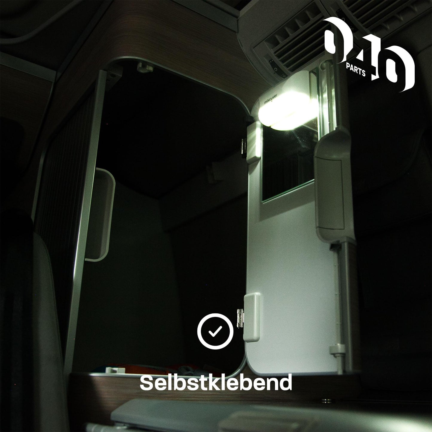 B-Ware: 040Parts automatisches LED Kühlschranklicht/Kühlbox kompatibel mit Wohnwagen, Wohnmobile, Caravans, Van, Kühltruhe, Mini Kühlschrank