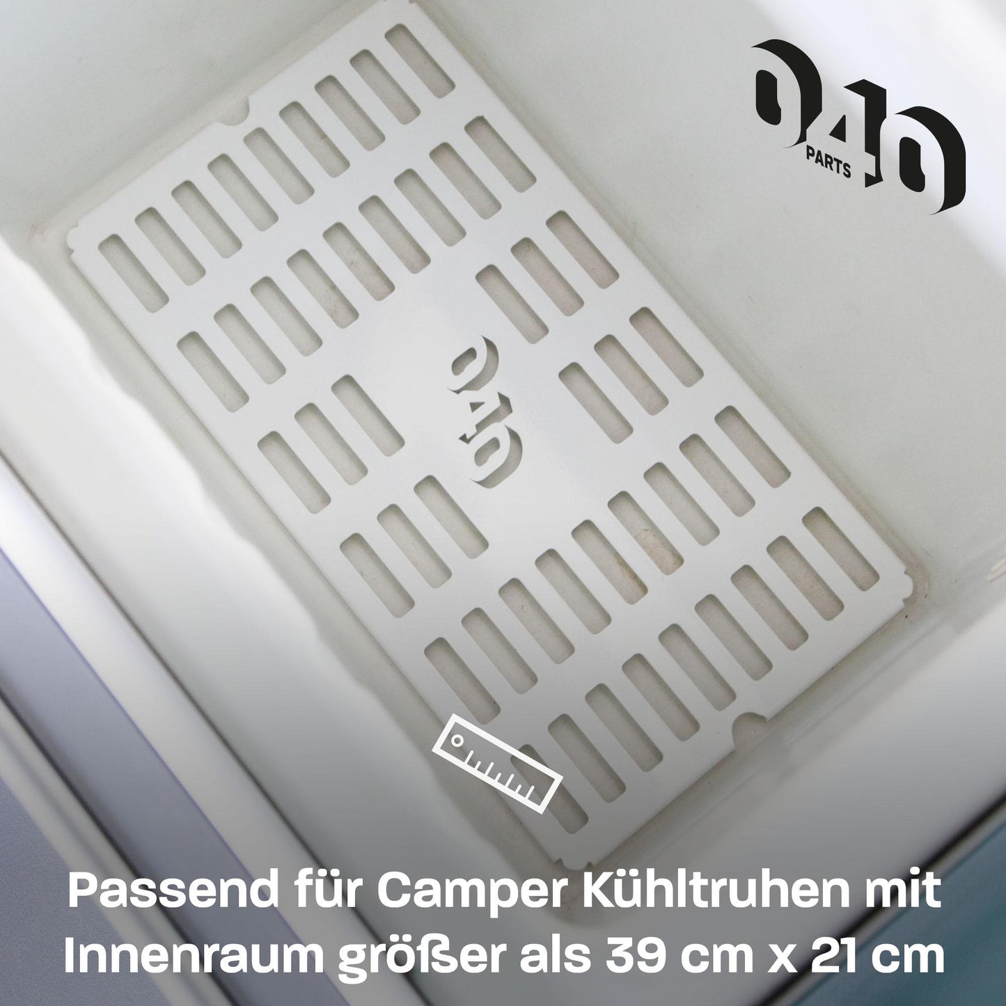 B-Ware: 040 Parts Aluminium Kühltruhenblech für VW T6.1 T6 T5 T4 California und Ford Nugget bis 2023 Einlegeboden für Camper Kühlschrankmatte