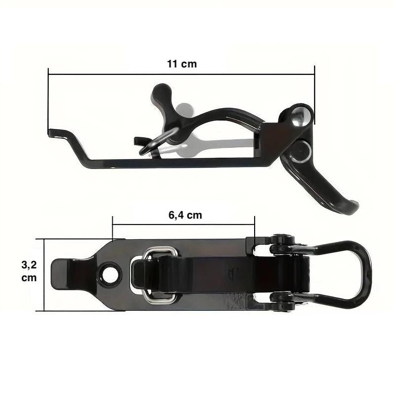 040 Parts Porte-outils Porte-appareils Orange Métal pour Camper Atelier Sous-sol Quad Chariot d'atelier