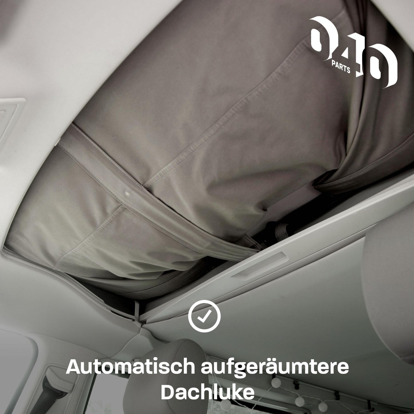 040Parts Cinghia di tensione per tetto sollevabile Tenda con sgancio rapido compatibile con Vans e VW T7 VW T6.1 VW T5 Ford Nugget Marco Polo