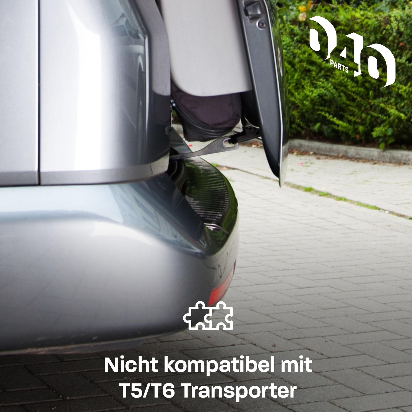 040 Parts Langer Heckklappen Aufsteller 20cm kompatibel mit VW T7, T6, T5, T4 California Multivan Bulli Ocean Coast Beach Team, Golf, Caddy