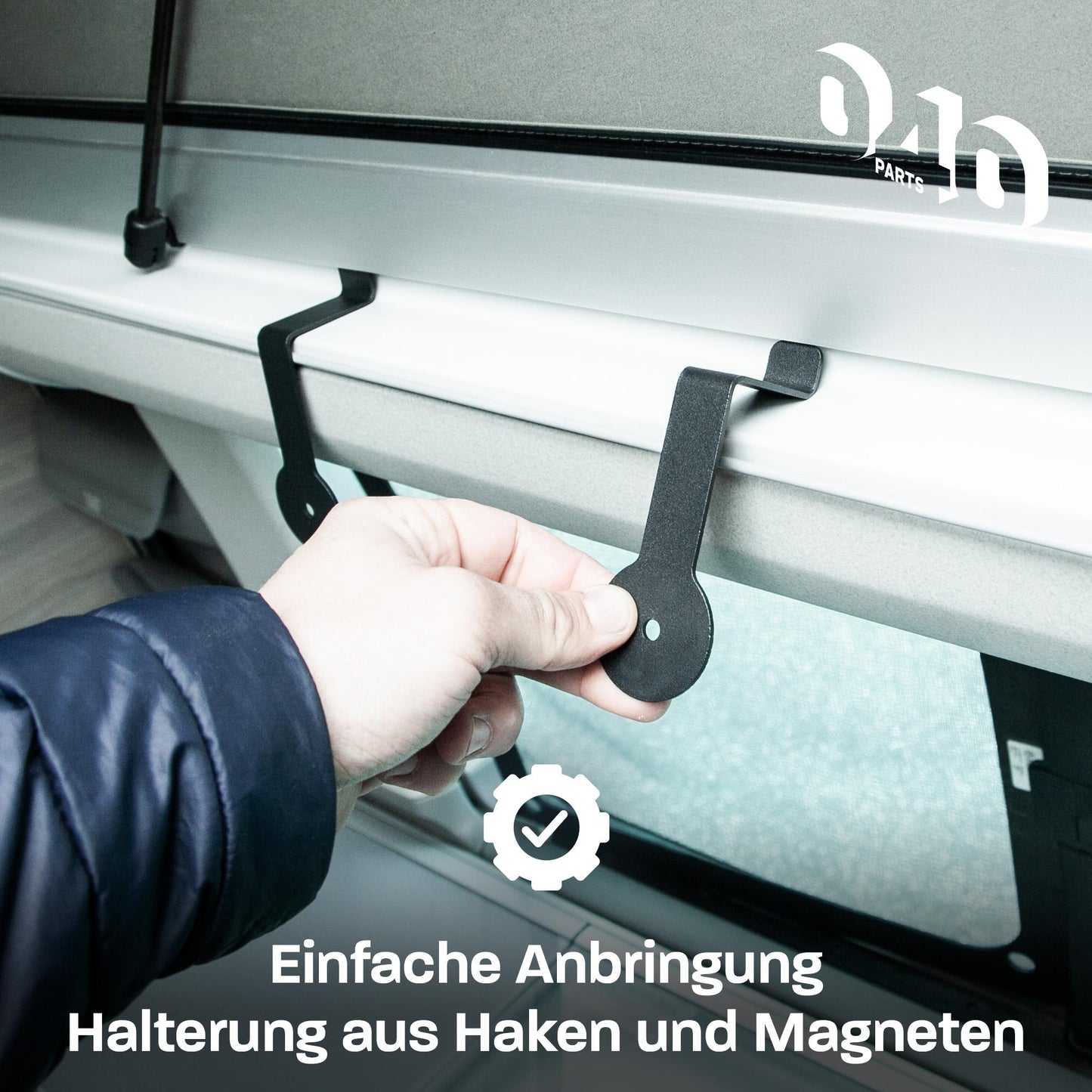 B-Ware: 040 Parts Praktický magnetický držák na kuchyňské role pro VW T5 T6 T6.1 California - Univerzální upevňovací řešení