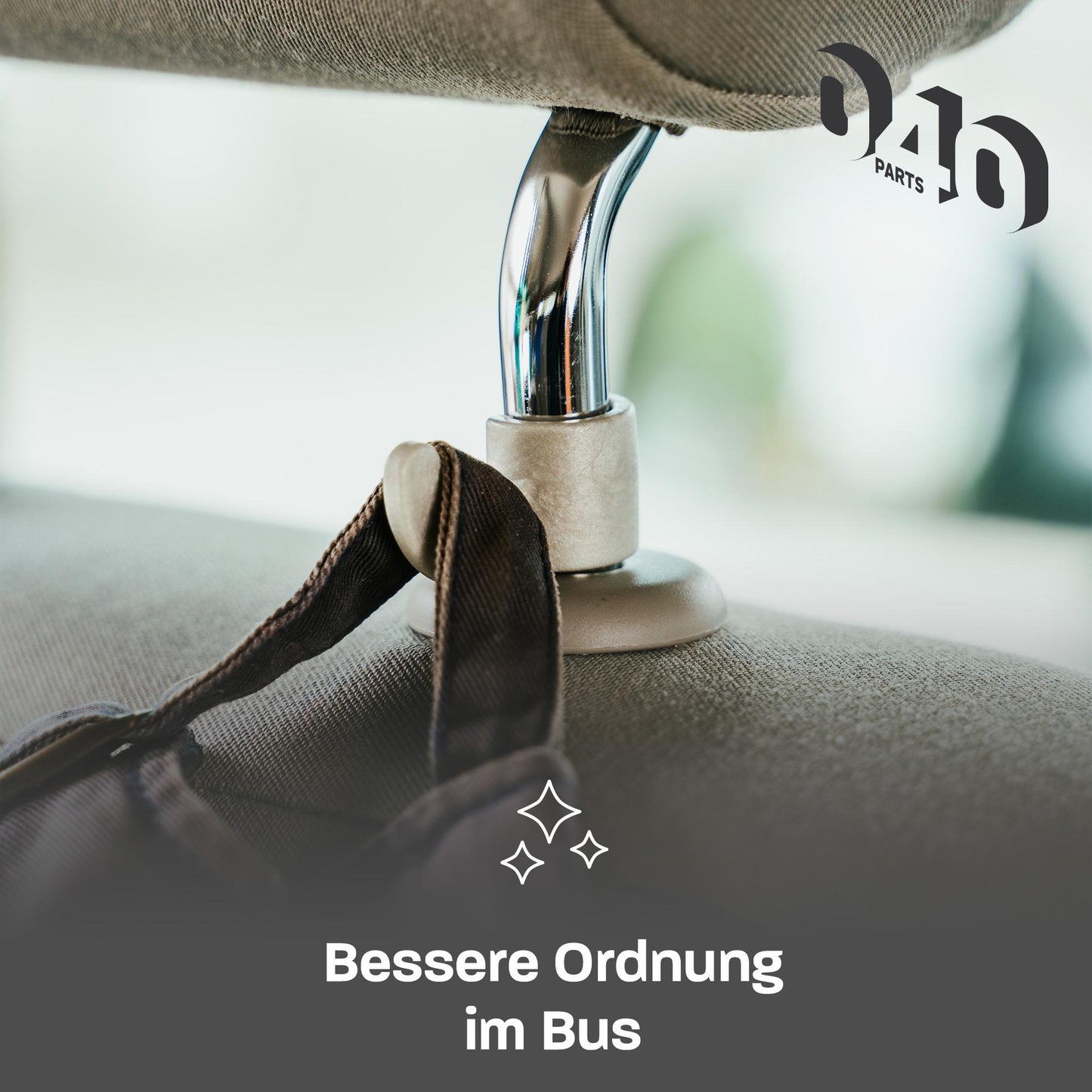 040 Parts robuuste hakenset van 4 stuks voor VW hoofdsteun - voor veel Volkswagen, Seat, Audi en Skoda modellen