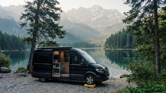Camper gerade stellen: Mit Sensor, App und Keilen