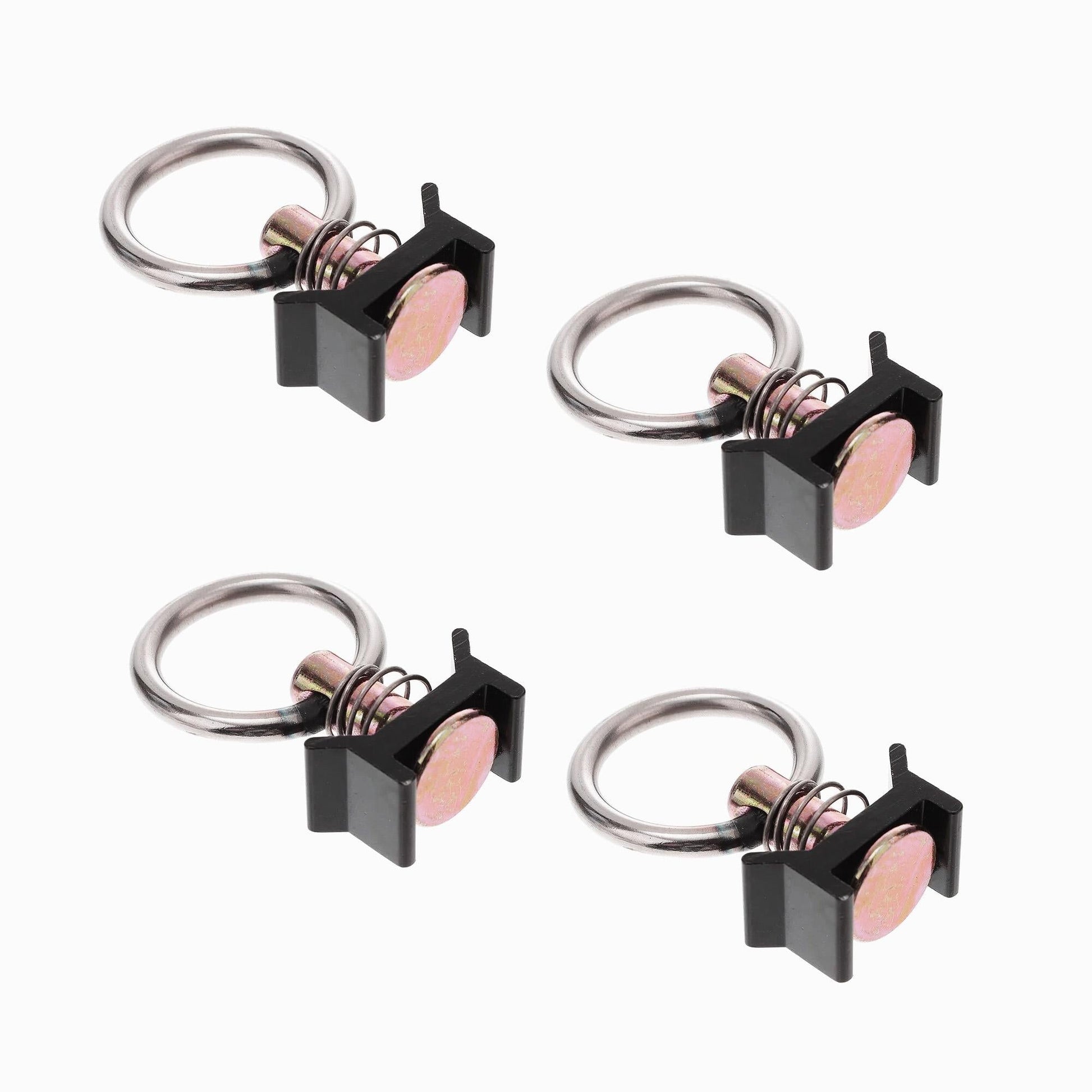 040 Parts 4er Set schwarz Airlineschienen - Endbeschlag - Perfekt für Molle - Board, Sicher & Schnell Verstauen - 040parts - 4260715845969