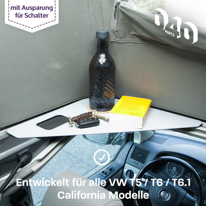 040 parts Ablagefläche grau für das Dachzelt deines VW T5 T6 T6.1 T7 California - Regalboden Ablage Fach Mehr Stauraum - 040parts - 4260715845839