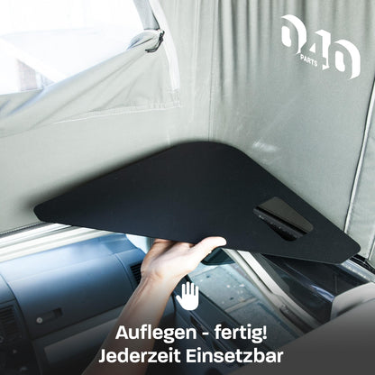 040 parts Ablagefläche schwarz für das Dachzelt deines VW T5 T6 T6.1 T7 California - Regalboden Ablage Fach Mehr Stauraum - 040parts - 4260715845815