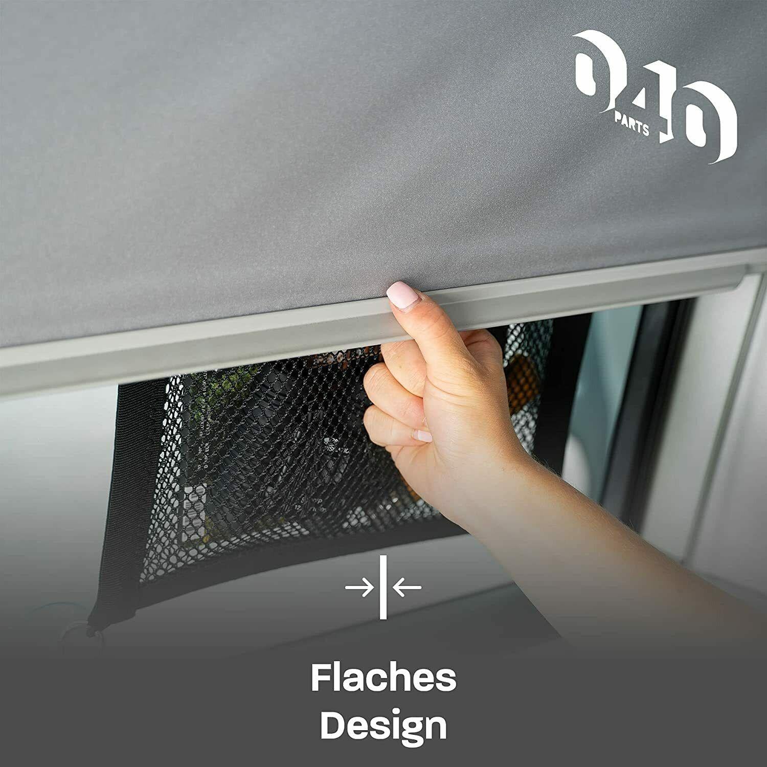 040 Parts Aufbewahrungs Netz für das Küchenfenster von VW T7 T5 T6 Bulli, Multivan - 040parts - 4260715840711