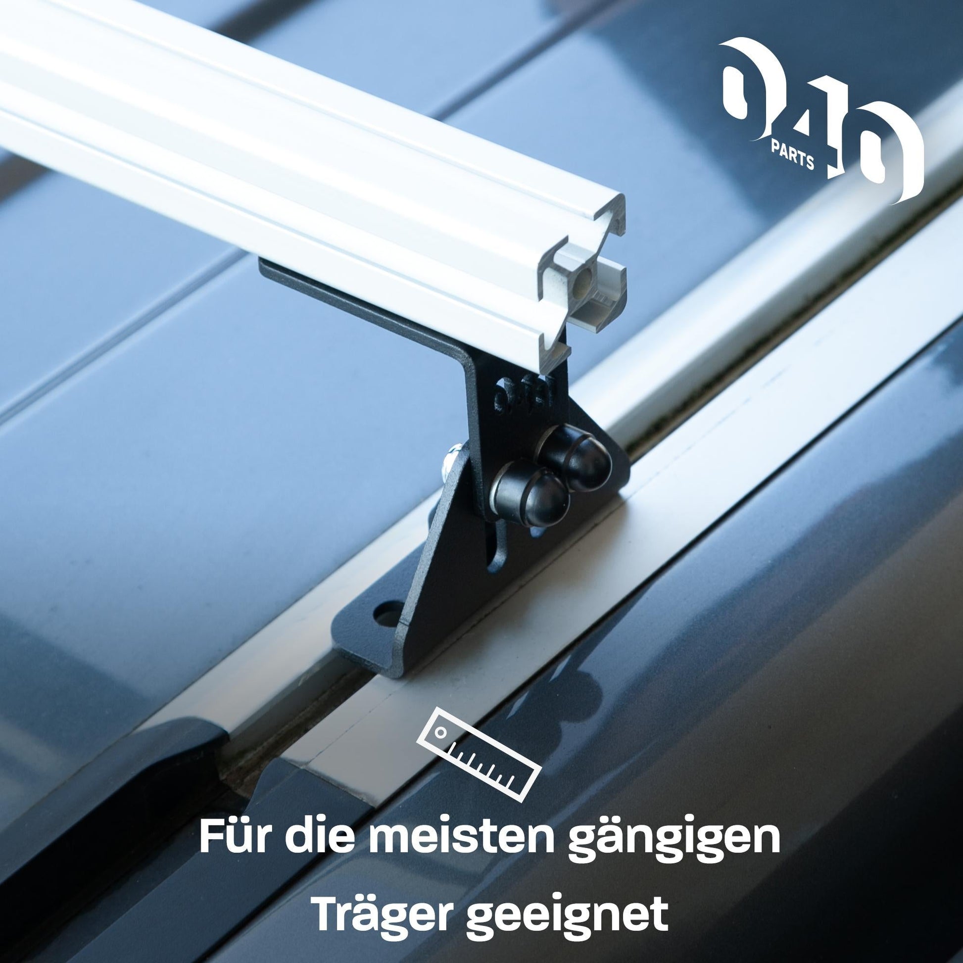 040 parts Dachträger Fuß für VW T7, T5, T6, T6.1 California sowie für Transporter und für Multivan mit C - Schiene