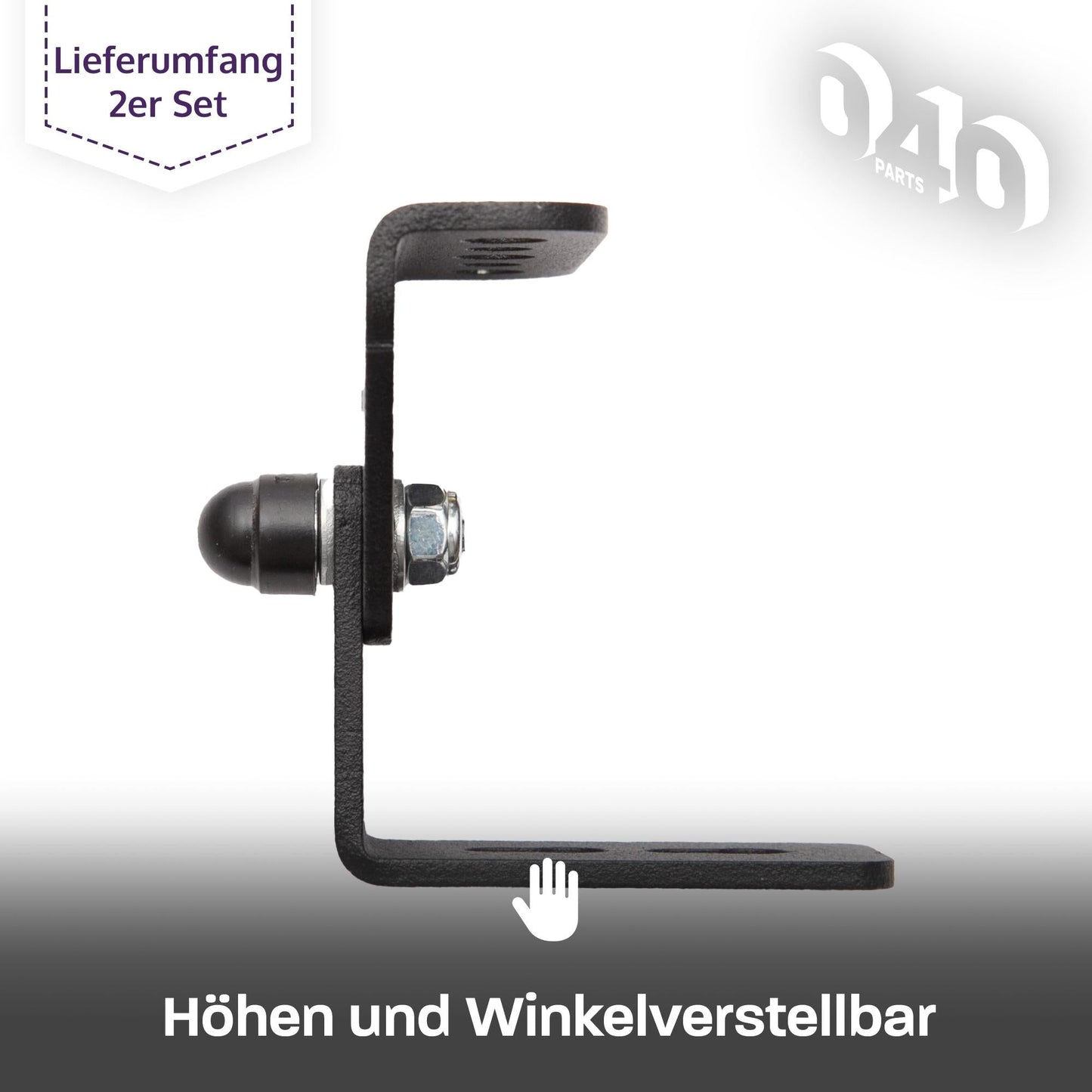 040 parts Dachträger Fuß für VW T7, T5, T6, T6.1 California sowie für Transporter und für Multivan mit C - Schiene