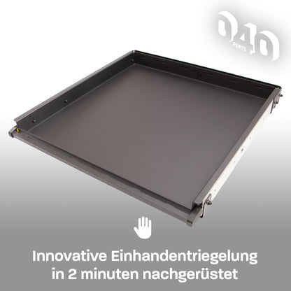 040 Parts Einhandverriegelung für Heckauszüge von 040 Parts Version für VW T5 T6 T6.1 Beach mit blauem Hebel - 040parts - 4260715847420