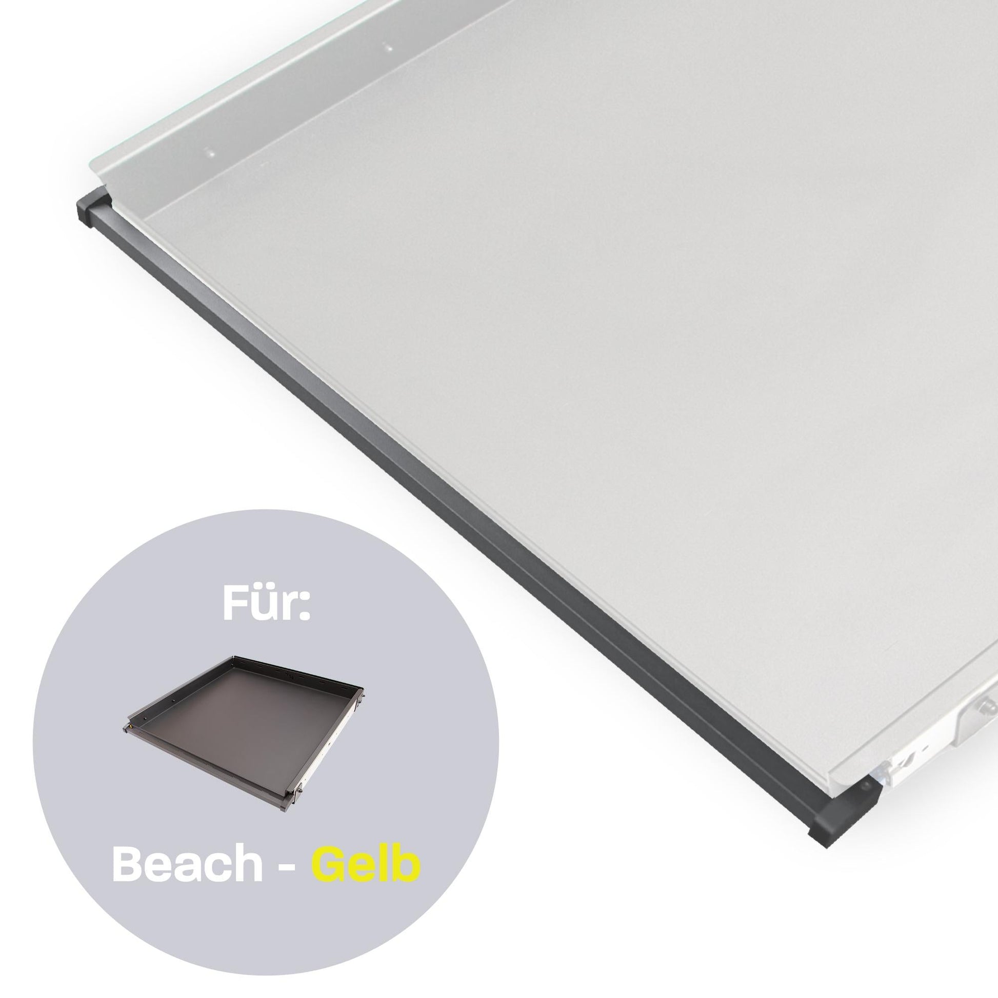 040 Parts Einhandverriegelung für Heckauszüge von 040 Parts Version für VW T5 T6 T6.1 Beach mit gelbem Hebel - 040parts - 4260715847437