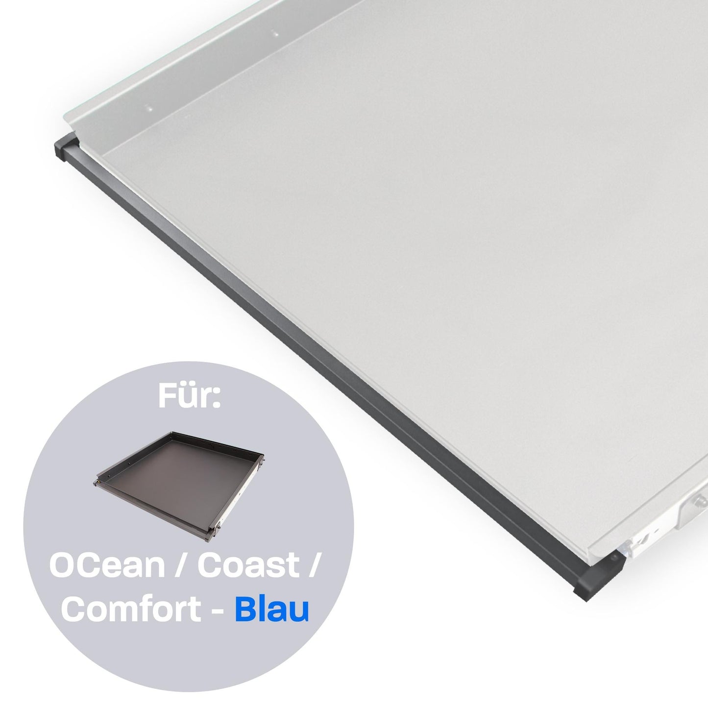 040 Parts Einhandverriegelung für Heckauszüge von 040 Parts Version für VW T5 T6 T6.1 Comfortline, Ocean, Coast mit blauem Hebel - 040parts - 4260715847406