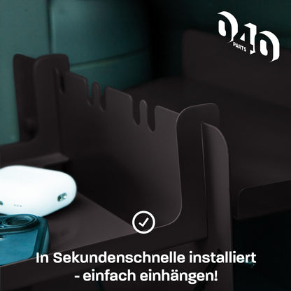 040 parts Einhängetisch schwarz für das Schuhregal die perfekte Ablage Campingtisch Beistelltisch - 040parts - 4260715845938