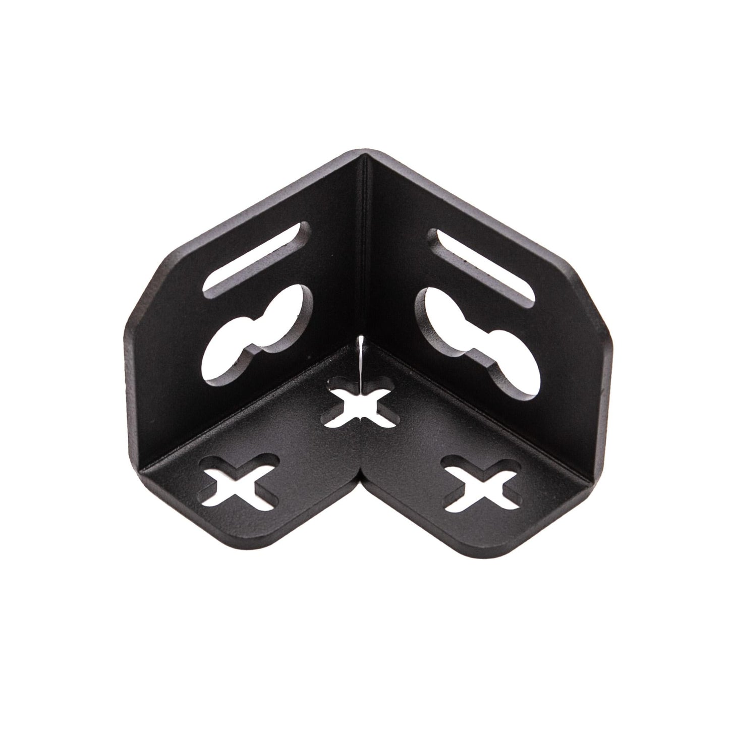 040 Parts einzelne Aluminium Kofferhalterung (Ecke) für Molleboard - Universell Einsetzbar, Pulverbeschichtet, für Schwere Lasten - 040parts - 4260715845242