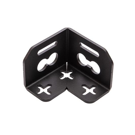 040 Parts einzelne Aluminium Kofferhalterung (Ecke) für Molleboard - Universell Einsetzbar, Pulverbeschichtet, für Schwere Lasten - 040parts - 4260715845242