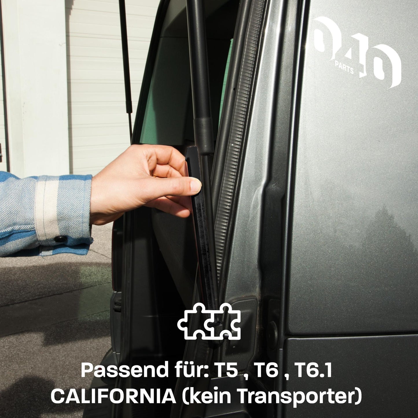 040 Parts Heckklappenaufsteller Stahl kompatibel für VW T5 California für VW T6 Cali für VW T6.1 California für Volkswagen Zubehör - 040parts - 4260715844122