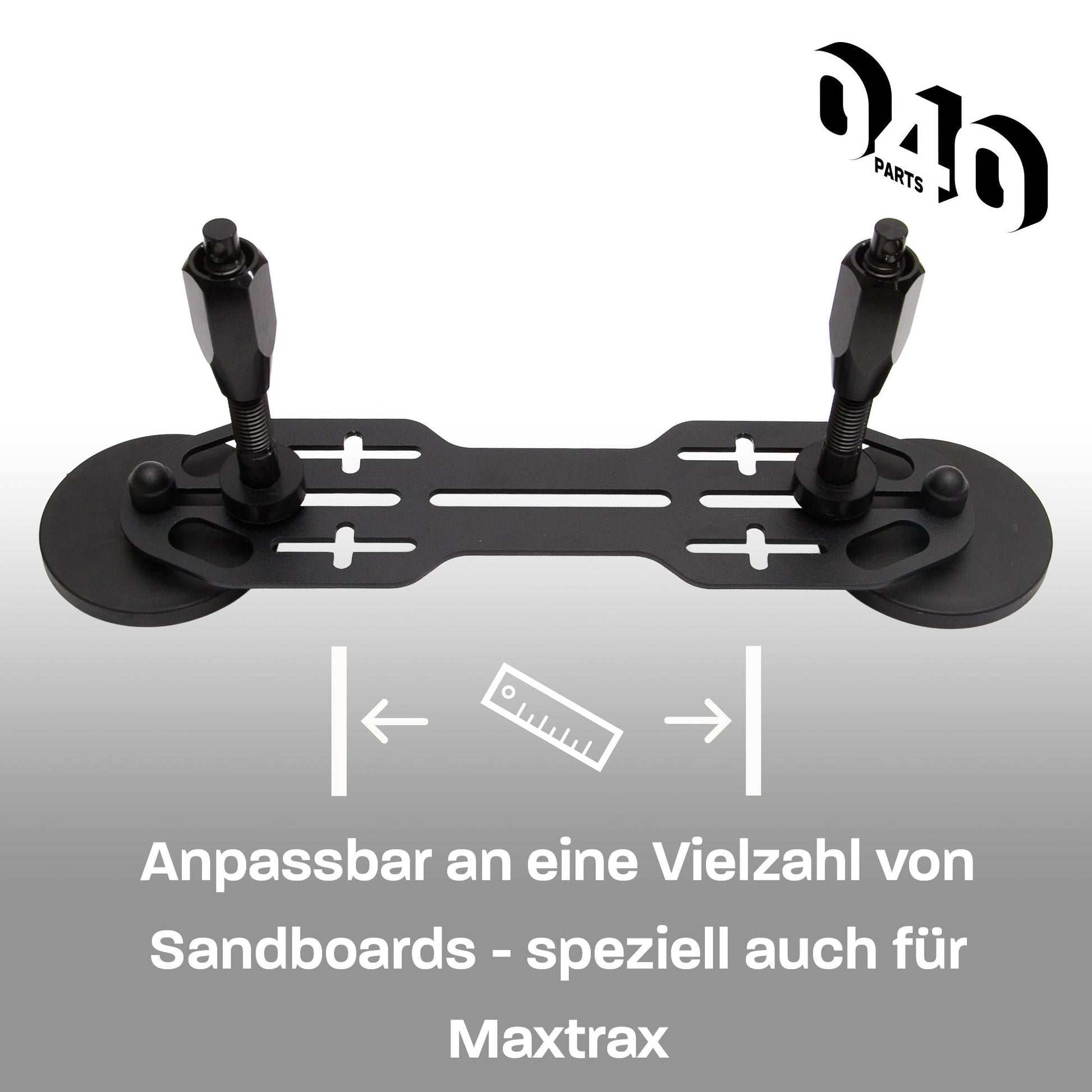 040 Parts Magnetische Halterung für Auffahrkeile und Sandbleche extra Variabel - Pro Variante auch für Maxtrax