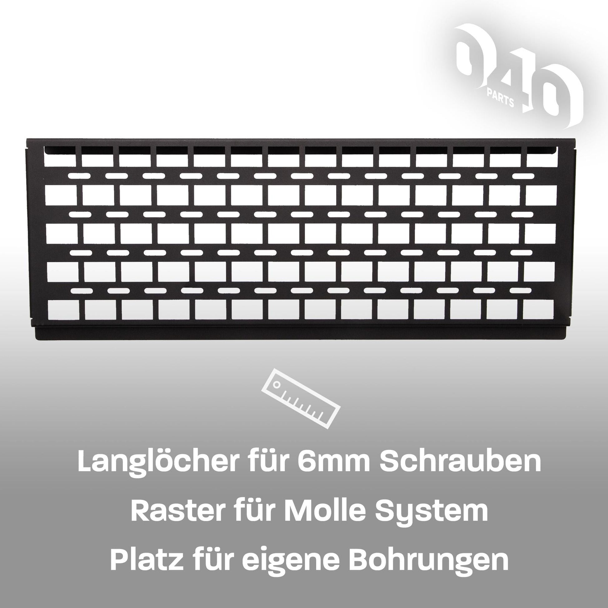 040 parts Molle Board für 2er Sitzbank Schublade dein Ordnungshelfer Equipmenthalter tool board für den VW T5, T6 und T6.1 California - 040parts - 4260715845433
