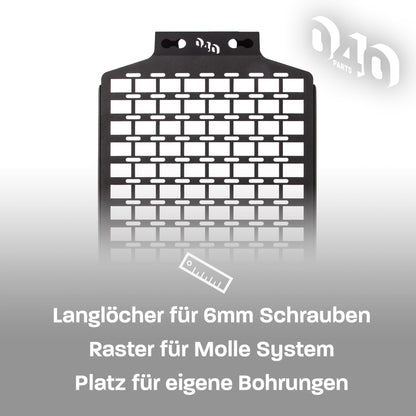 040 parts Molle Board für den Beifahrersitz Ordnungshelfer Equipmenthalter tool board für VW T5 T6 T6.1 California für Mutlivans - 040parts - 4260715845457