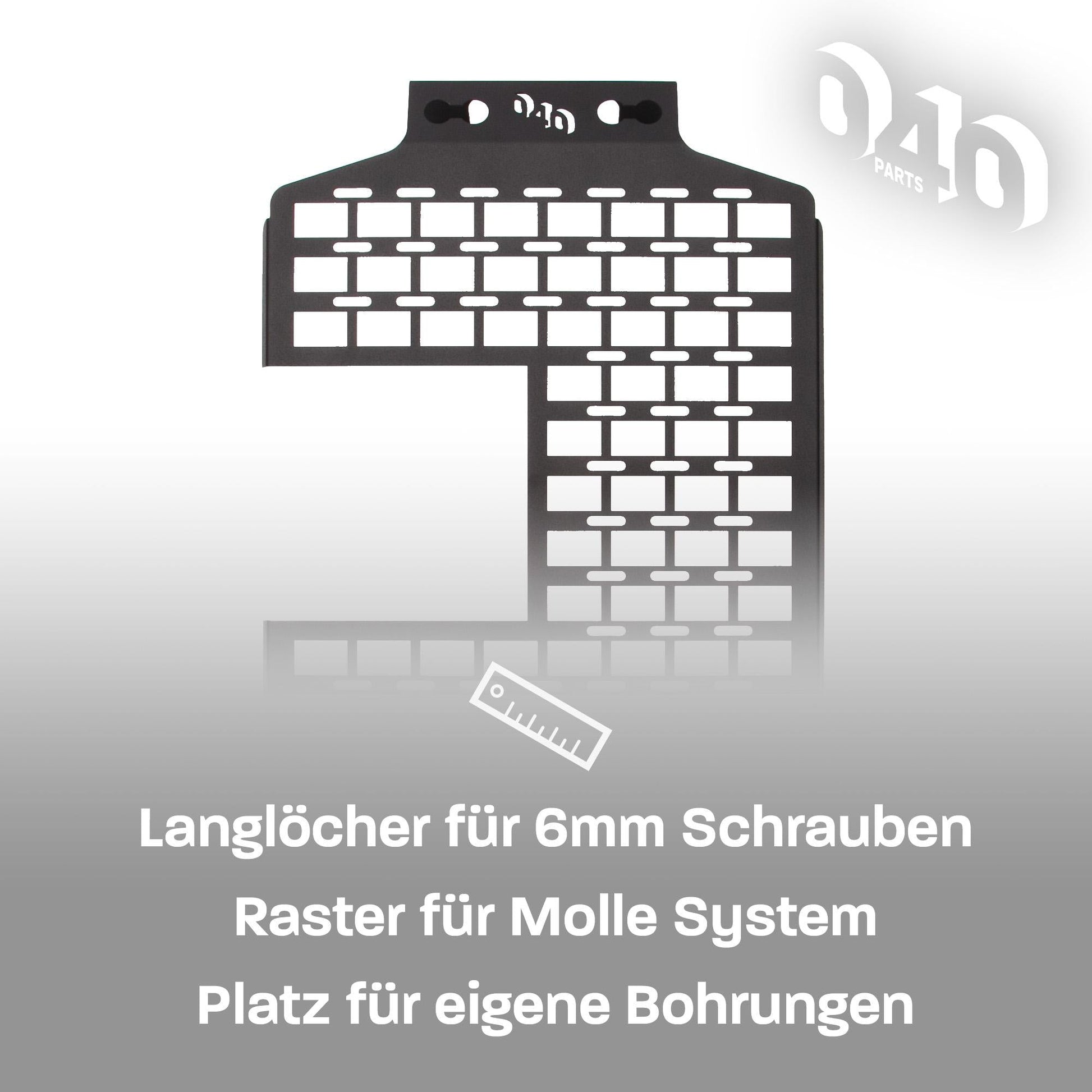 040 parts Molle Board für den Fahrersitz im California Ordnungshelfer Equipmenthalter tool board für VW T5 T6 T6.1 California - 040parts - 4260715845440