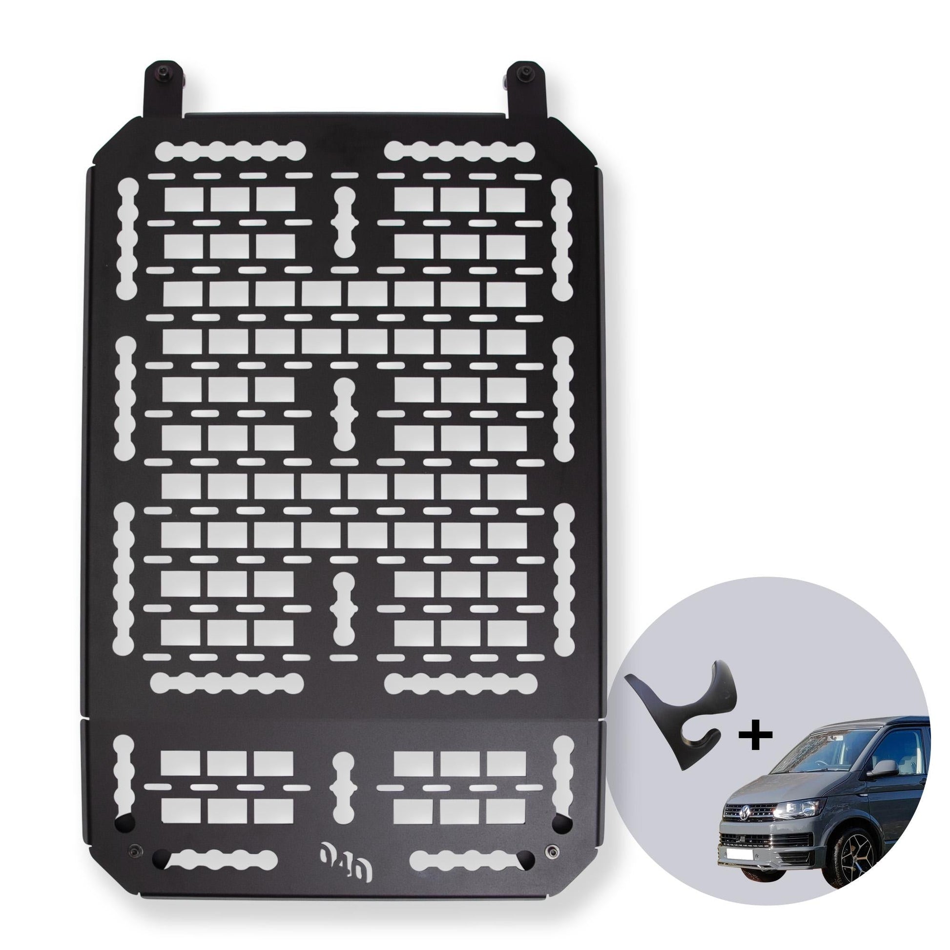 040 Parts Molle Board für VW T5 T6 T6.1 mit Reimo Multirail oder Brandrup Top - Rail Universelle Gerätehalterung - 040parts - 4260715845723
