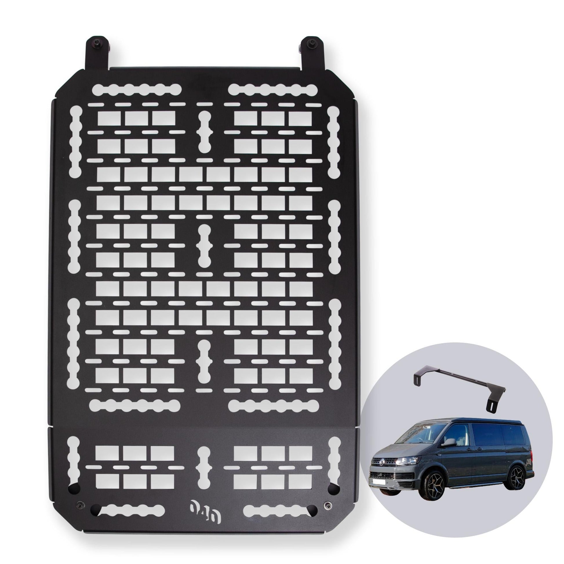 040 Parts Molle Board für VW T5 T6 T6.1 Transporter oder Multivans ohne C - Schiene Universelle Gerätehalterung - 040parts - 4260715845860
