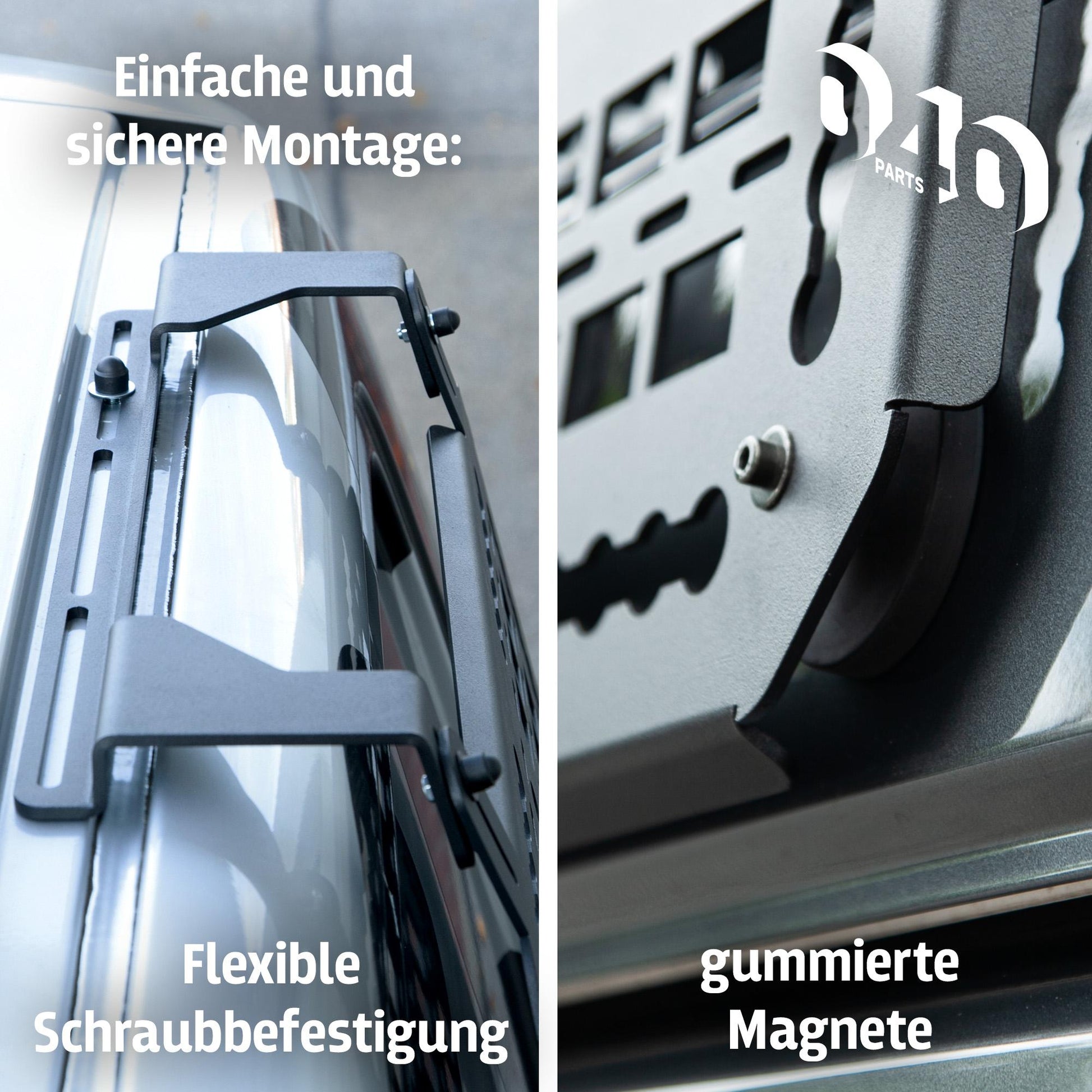 040 Parts Molle Board für VW T5 T6 T6.1 Transporter oder Multivans ohne C - Schiene Universelle Gerätehalterung - 040parts - 4260715845860