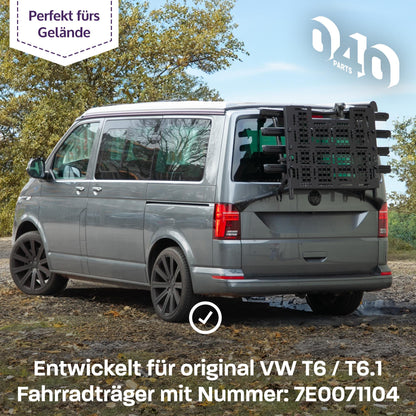040 Parts Molle Board für VW T6.1 VW T6 original Fahrradträger und Thule WanderWay Gepäckträger Offroad Zubehör Toolboard Werkzeughalter - 040parts - 4260715844887