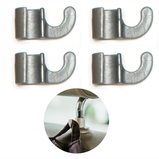 040 Parts robustes 4er Hakenset für VW Kopfstütze - für viele Volkswagen, Seat, Audi und Skoda Modelle - 040parts - 4260715844580