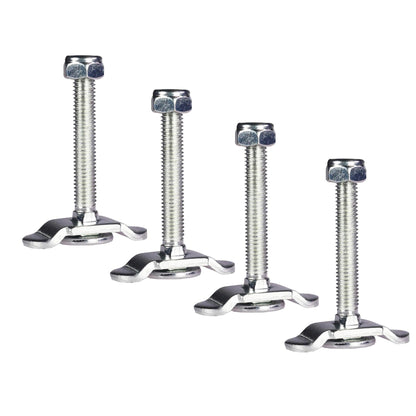 040 Parts Schraubfitting - Set Plus für Airlineschienen M8 x 35 mm, 1000 daN, 4er Set - Perfekt für Molle - Board