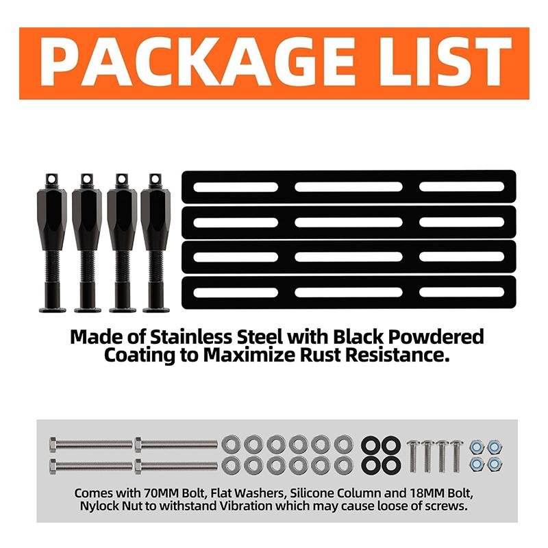 040 Parts Schraubhalterung für Auffahrkeile und Sandbleche Sandblechhalterung kompatibel mit Maxtrax und vielen weiteren Modellen - 040parts - 4260715848724