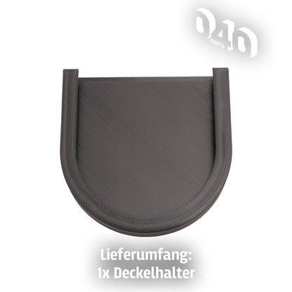 040 parts Schutzkappenhalter für Propangasflasche mit rotem Deckel 5kg 11kg Schutzkappe Deckelhalter Wandhalterung Camper Wohnmobil Caravan - 040parts - 4260715845662