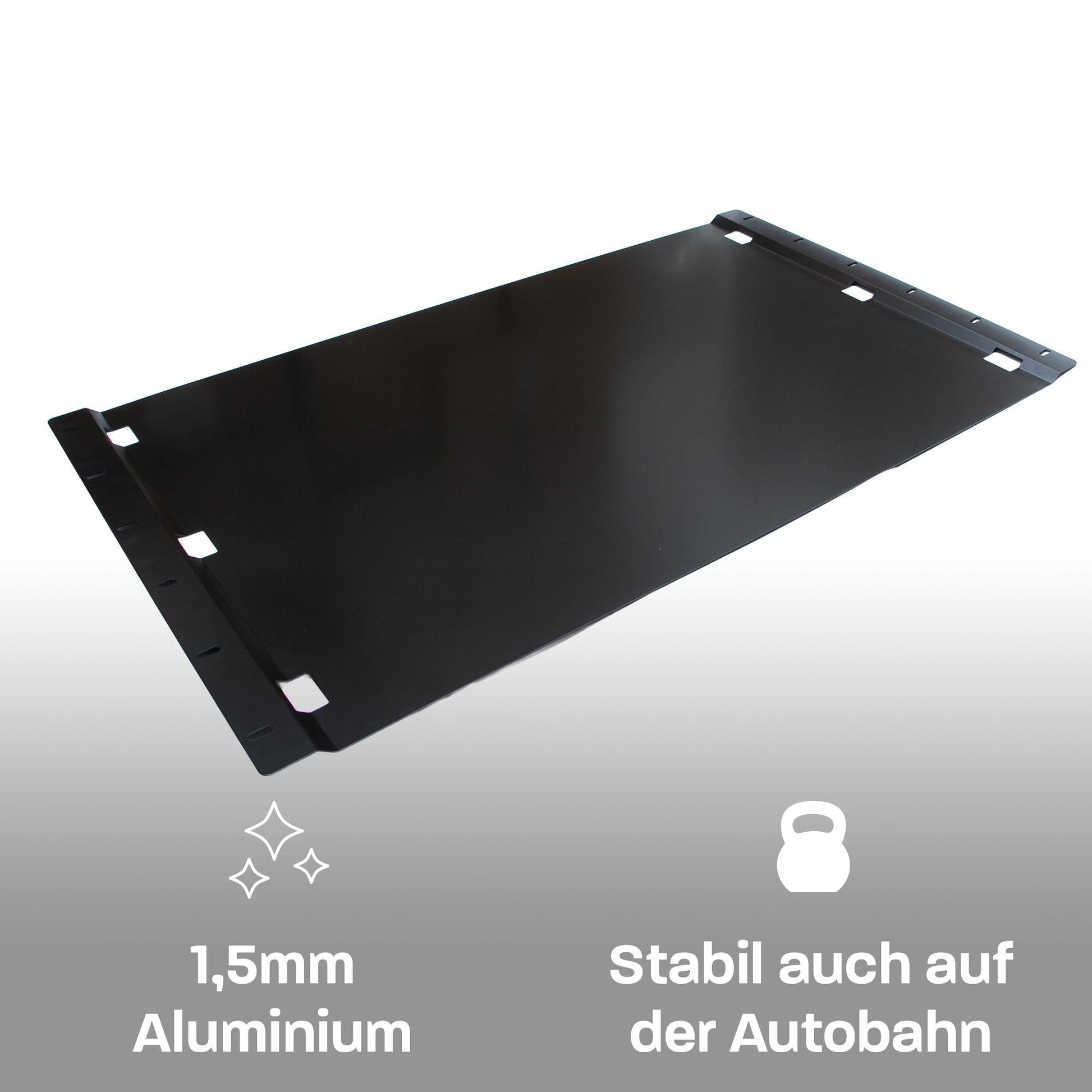 040 parts Solarzellen Halter Schwarz Halteplatte aus Aluminium für VW T5/T6/T6.1 California Semiflex Solarpanel - 040parts - 4260715847475