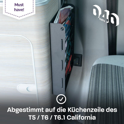 040 parts Staufach Schrank Regal für VW T7 T5 T6 T6.1 California 30 x 22 cm oder Van Camper Wohnmobil Caravan Küche - 040parts - 4260715845556