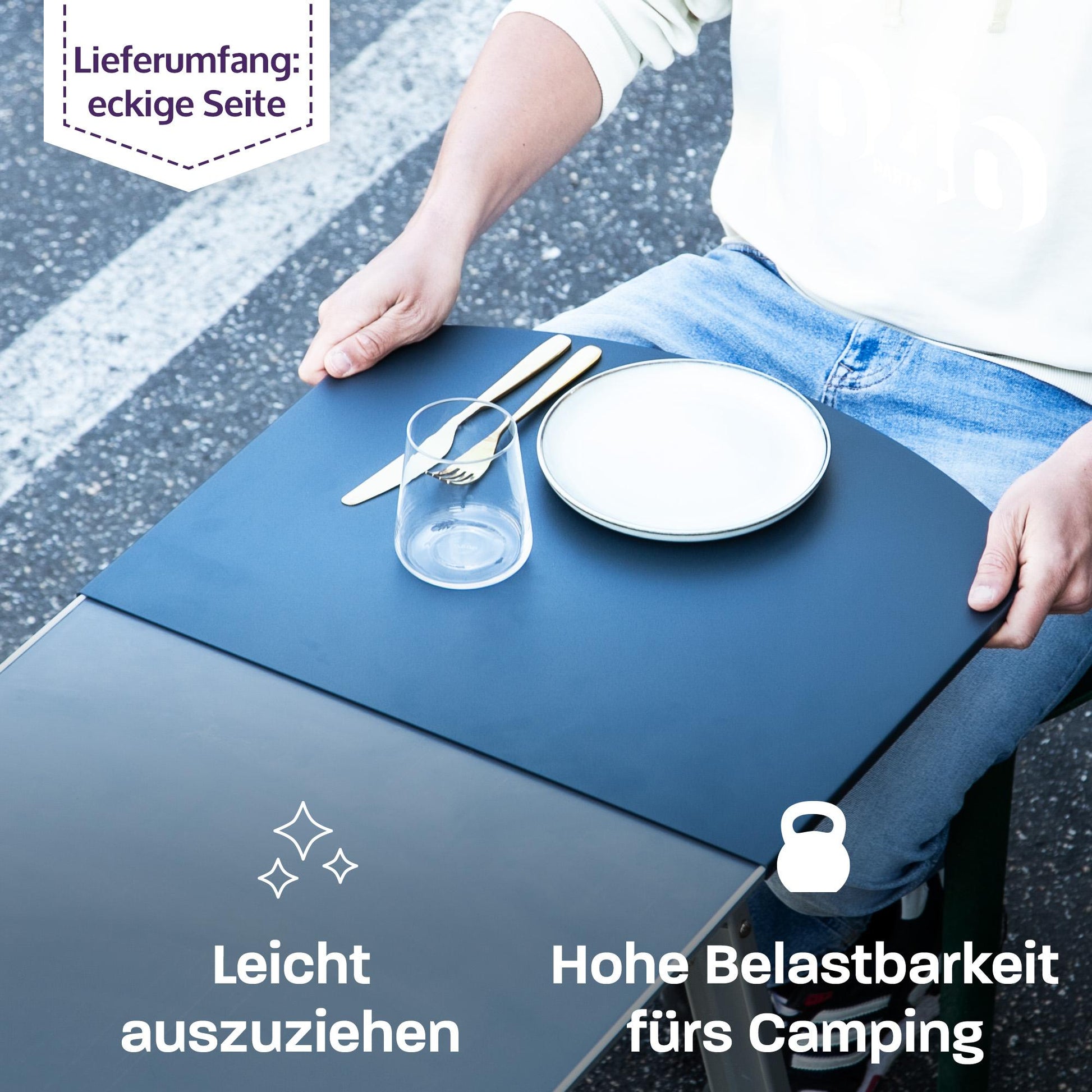 040 parts Tischerweiterung eckige Seite für VW T5/T6/T6.1 California stabile Tischverbreiterung eckige Seite - 040parts - 4260715847673