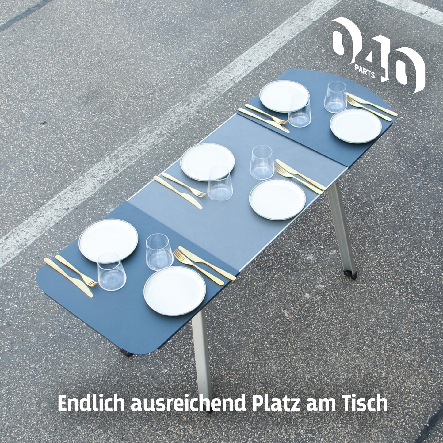 040 parts Tischerweiterung Set für für VW T5 / T6 / T6.1 California stabile Tischverbreiterung - 040parts - 4260715847659